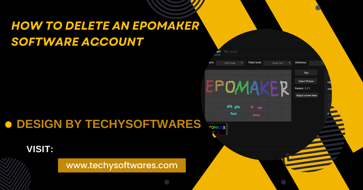 How To Delete An Epomaker Software Account